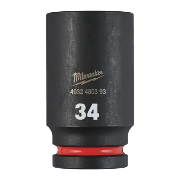 Milwaukee 34 mm 3/4" Krachtdop lang - ShockWave™ - 4932480393