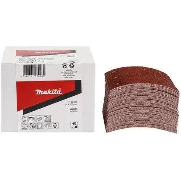 Makita K80 114x102 Schuurvel red (50 stuks) - P-42438