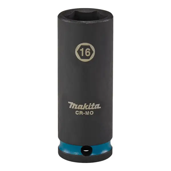 Makita 16 x 63 mm 3/8" Impact Black Krachtdop - E-16330