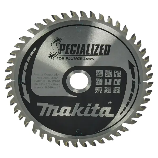 Makita 160 x 20 mm 48-tands Invalcirkelzaagblad hout | Specialized - B-32998