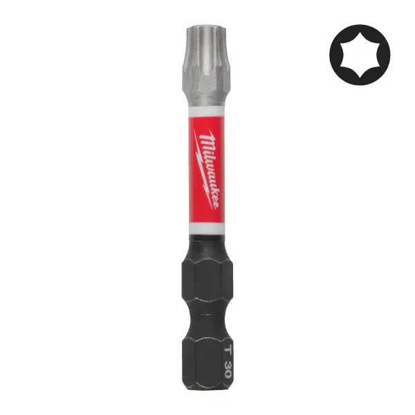 Milwaukee SHOCKWAVE™ TX30 x 50 mm Schroefbit (10 stuks) - 4932471574